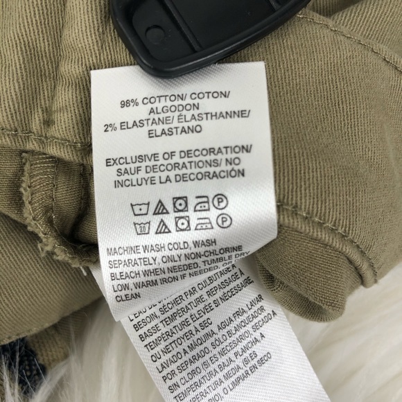 Lucky Brand Green Utility Boyfriend Cropped Pants - Picture 7 of 7